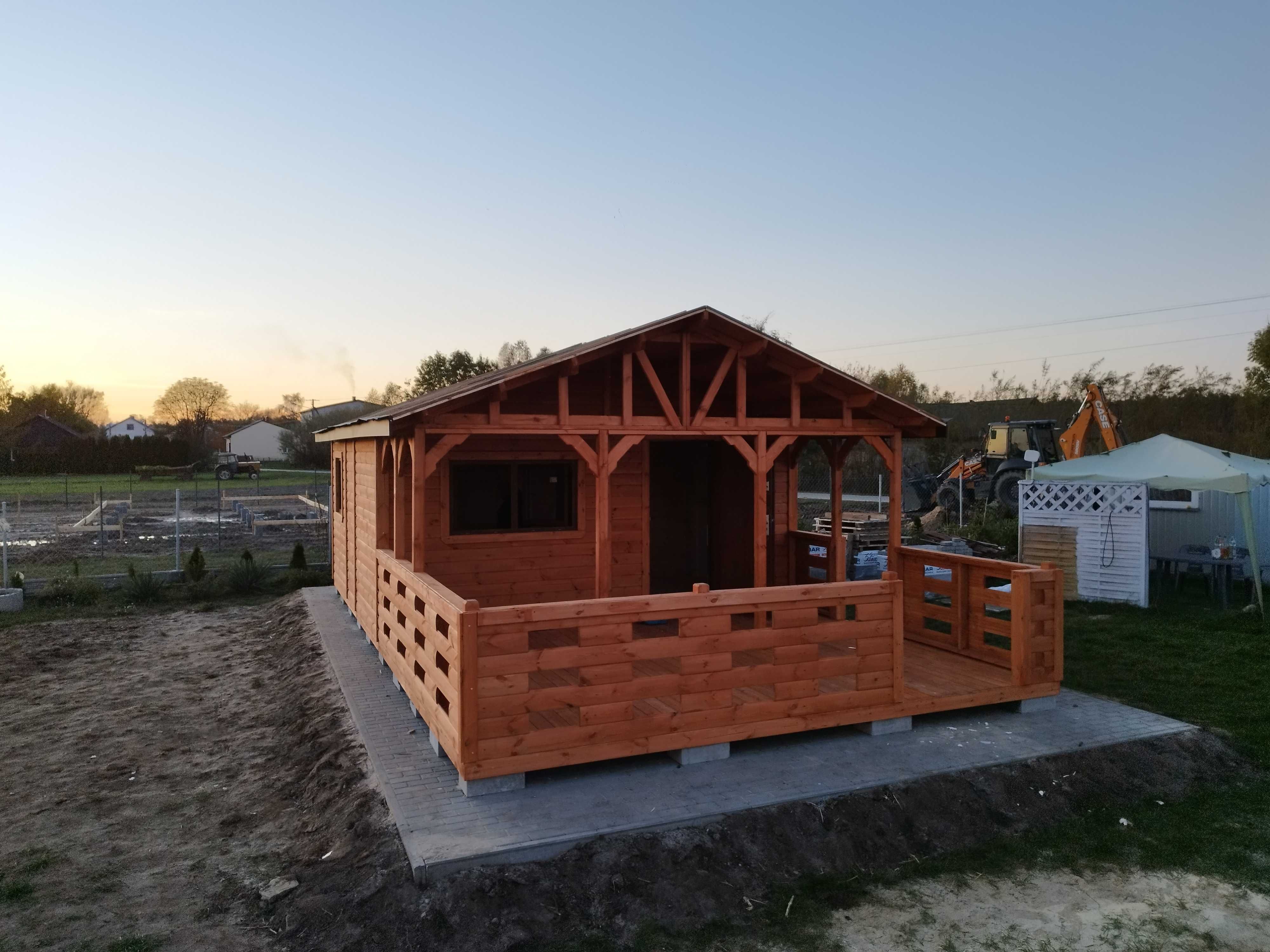 domek drewniany, letniskowy, dom ogrodowy , do 35m2, altanka
