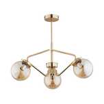 Lampa wisząca Barsum złoty 3 x E14 Alfa