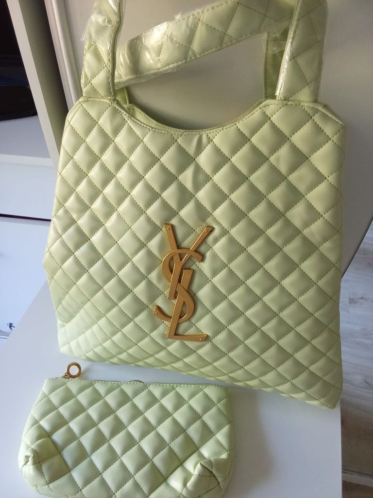 Yves Saint Laurent shooper Tote z portfele mega promocja wiosenne 2024