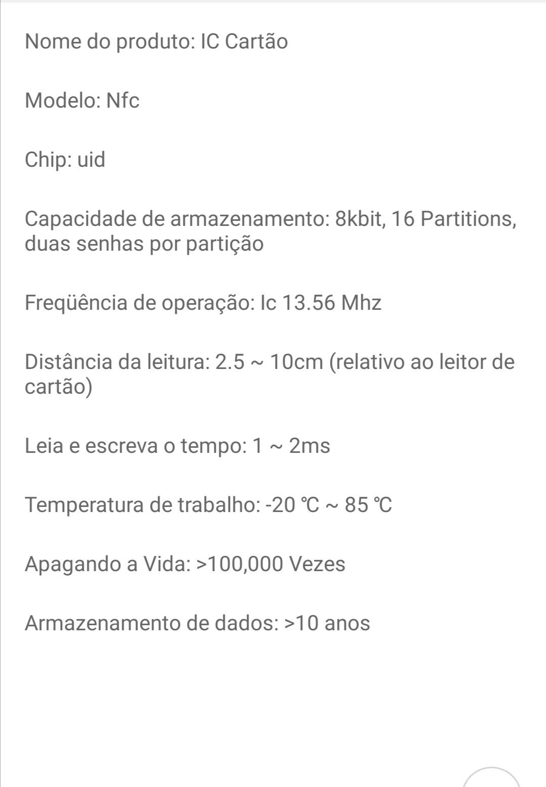 Chips para portas e elevadores etc