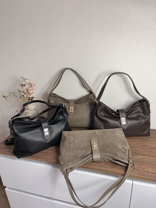 Тоут середній Regina Notte. Шкіра флотар.  Тренд цього сезону!