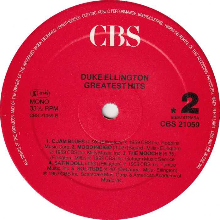 Duke Ellington – Greatest Hits 1983 LP платівка / vinyl /вініл