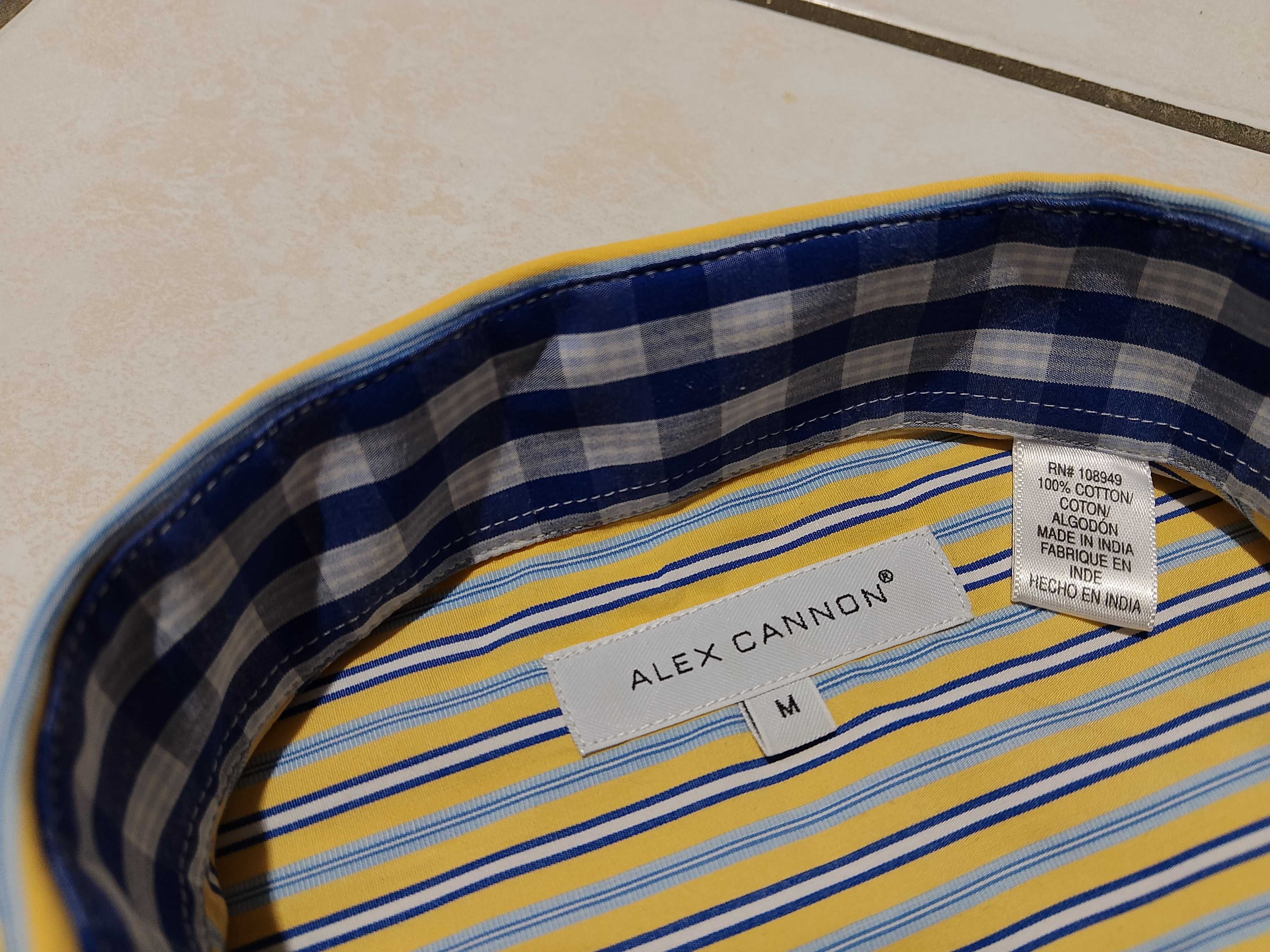 ALEX CANNON USA - NOWA! z LOGO Koszula Męska rozmiar L