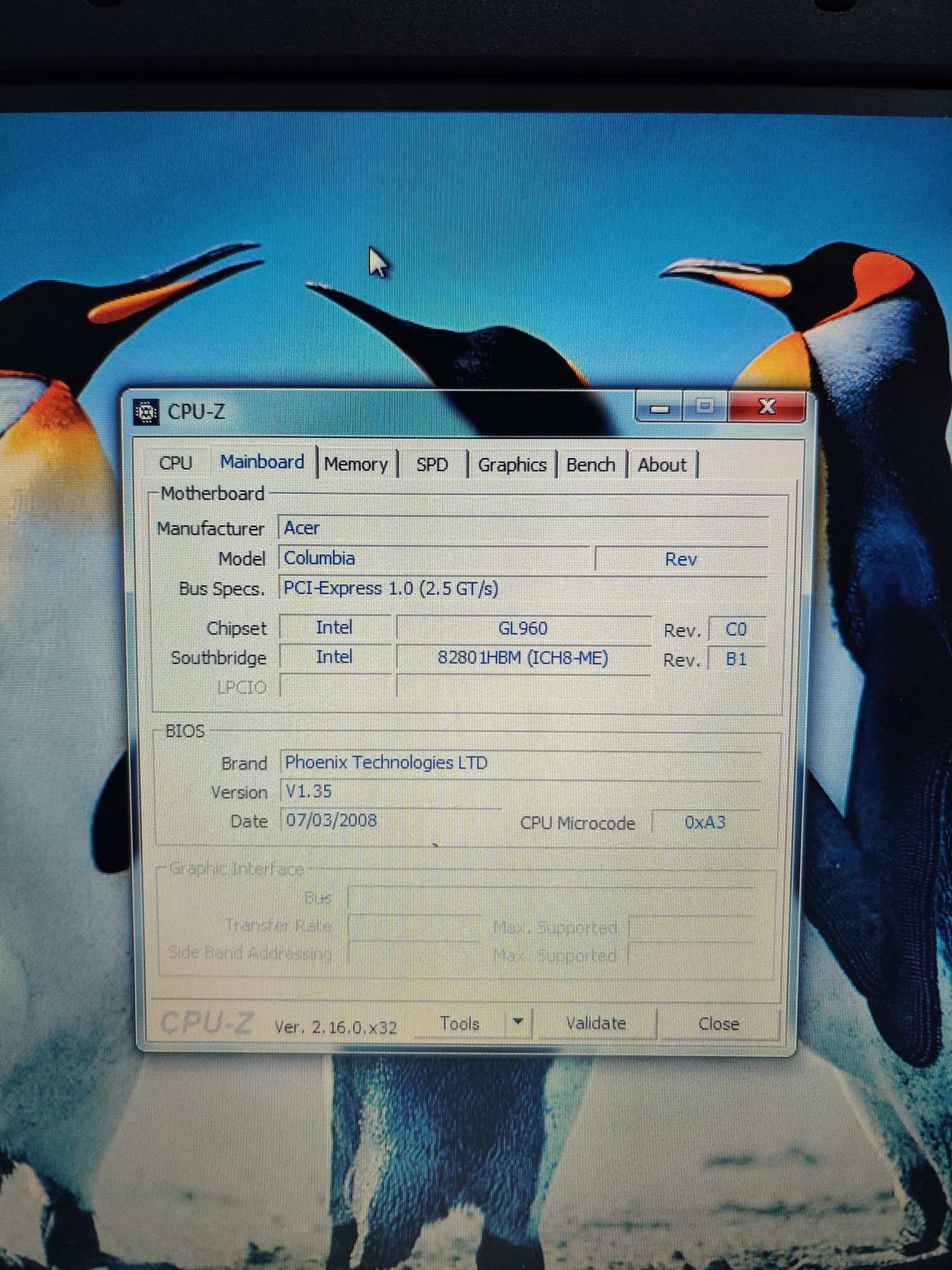 Laptop firmy ACER Extensa 5220