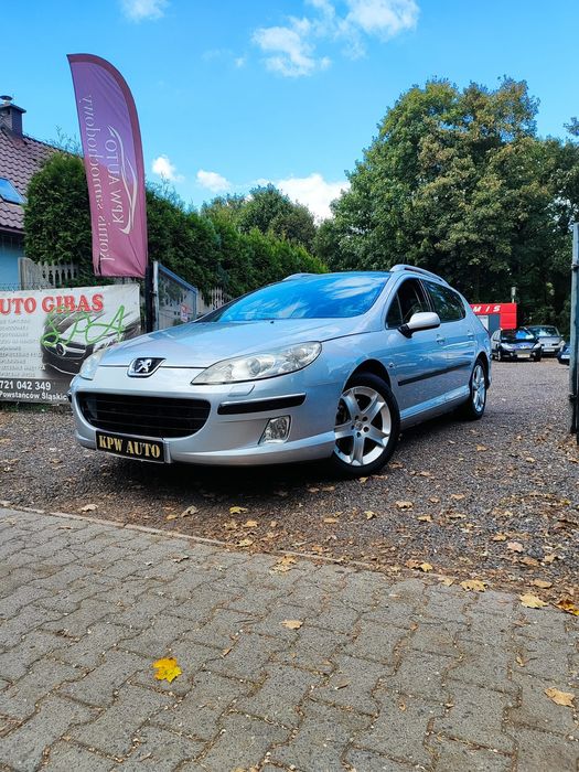Peugeot 407 SW 2.0 LPG*Automat*Panorama*Xenon*Pół Skóra*Tempomat*Alu