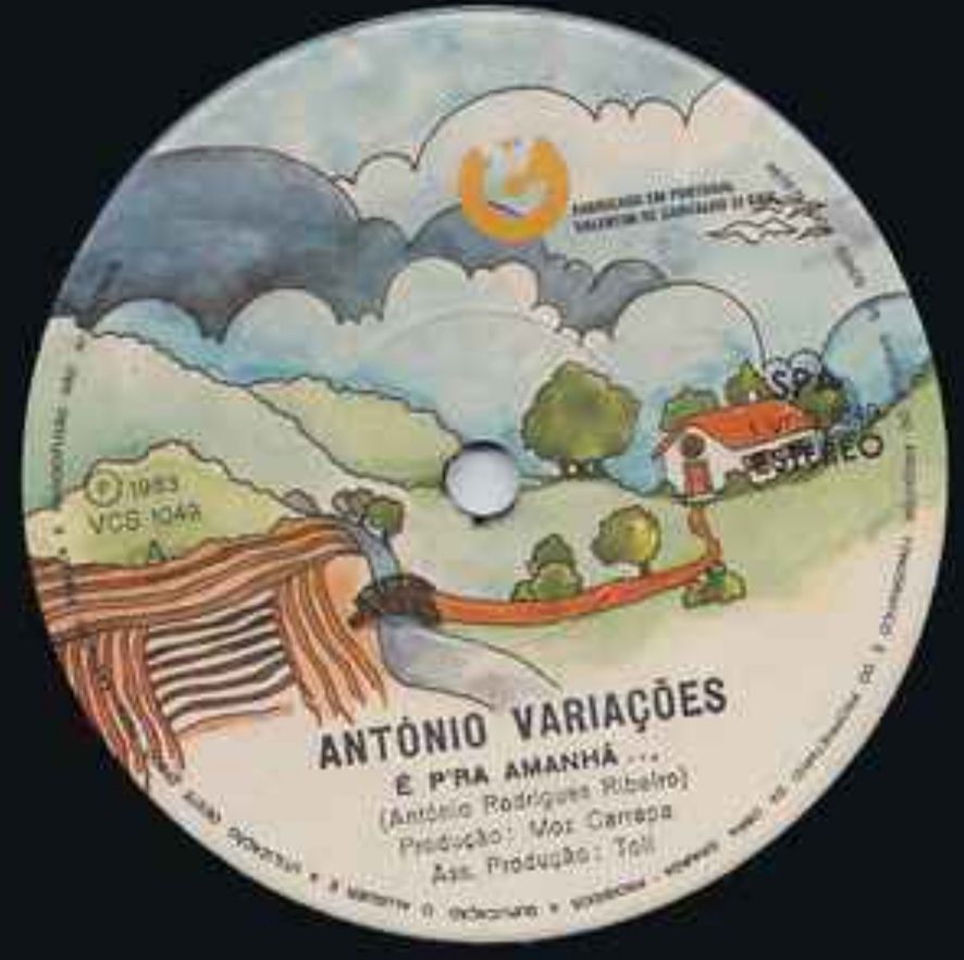 Vinil antigo António Variações ‎– É P'rá Amanhã.