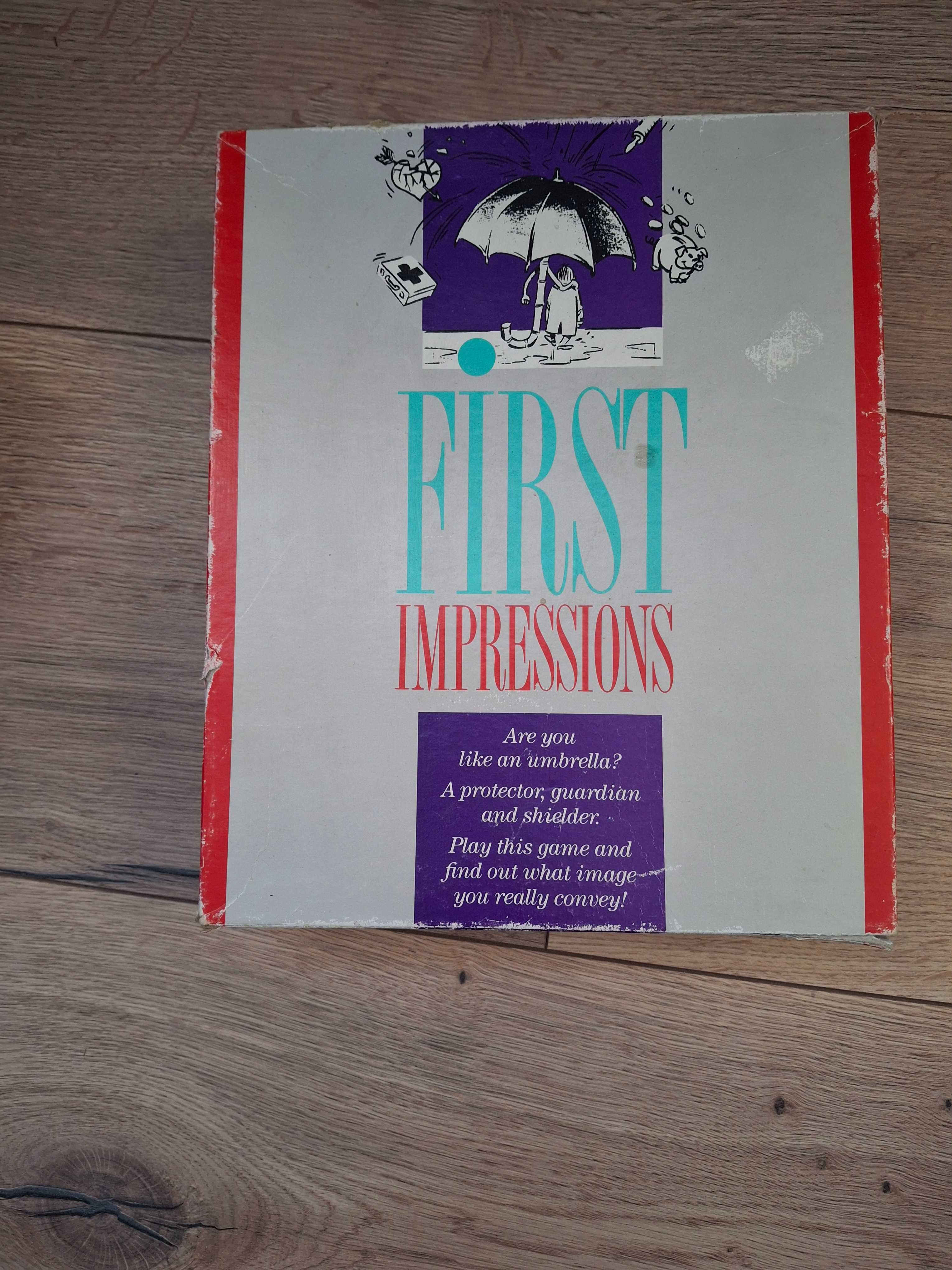 Gra karciana 1989r First Impressions w j.angielskim
