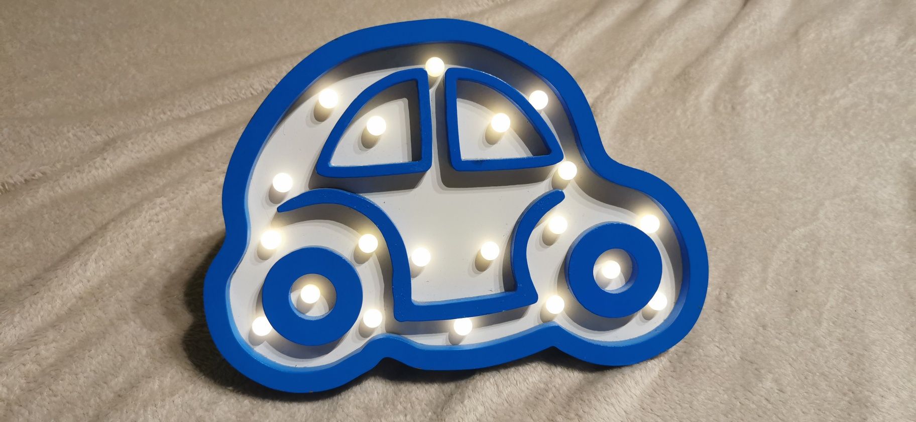 Lampka Nocna dla dziecka Autko led