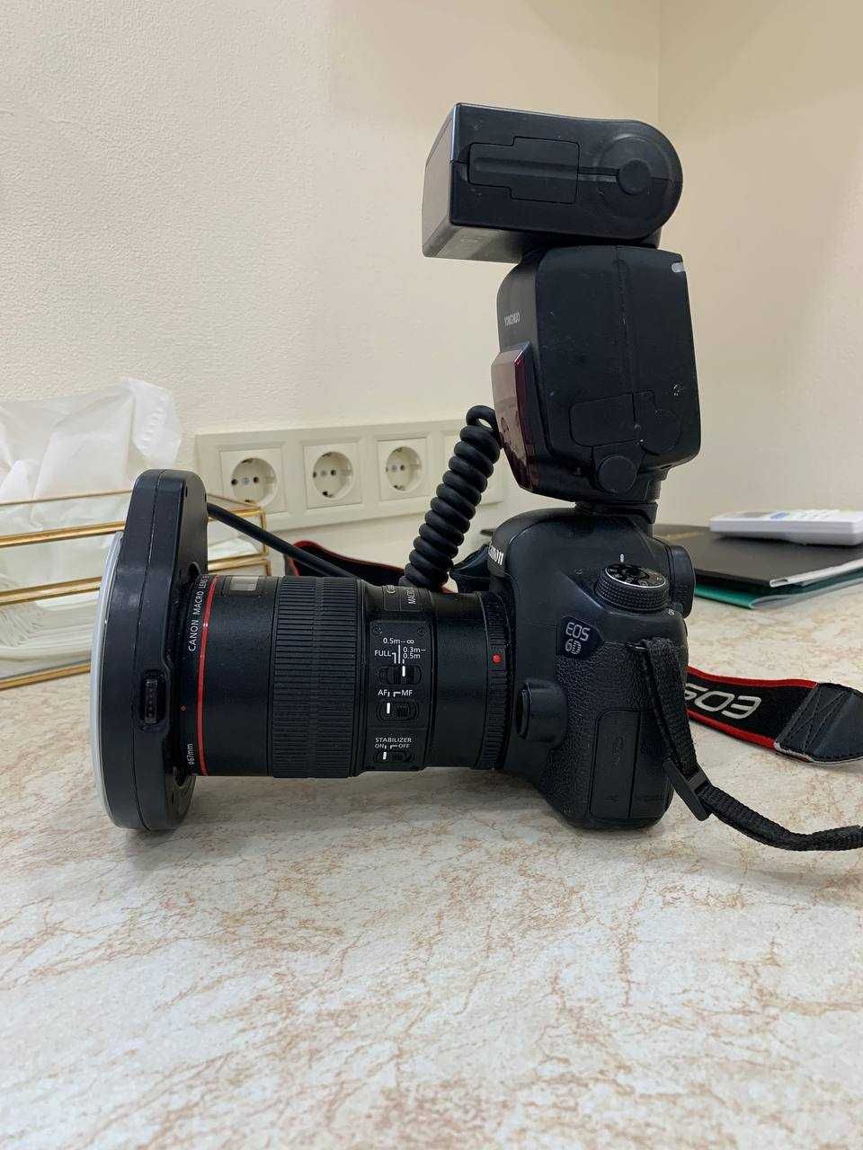 Фотоаппарат canon eos 6d + объектив макро 100мм