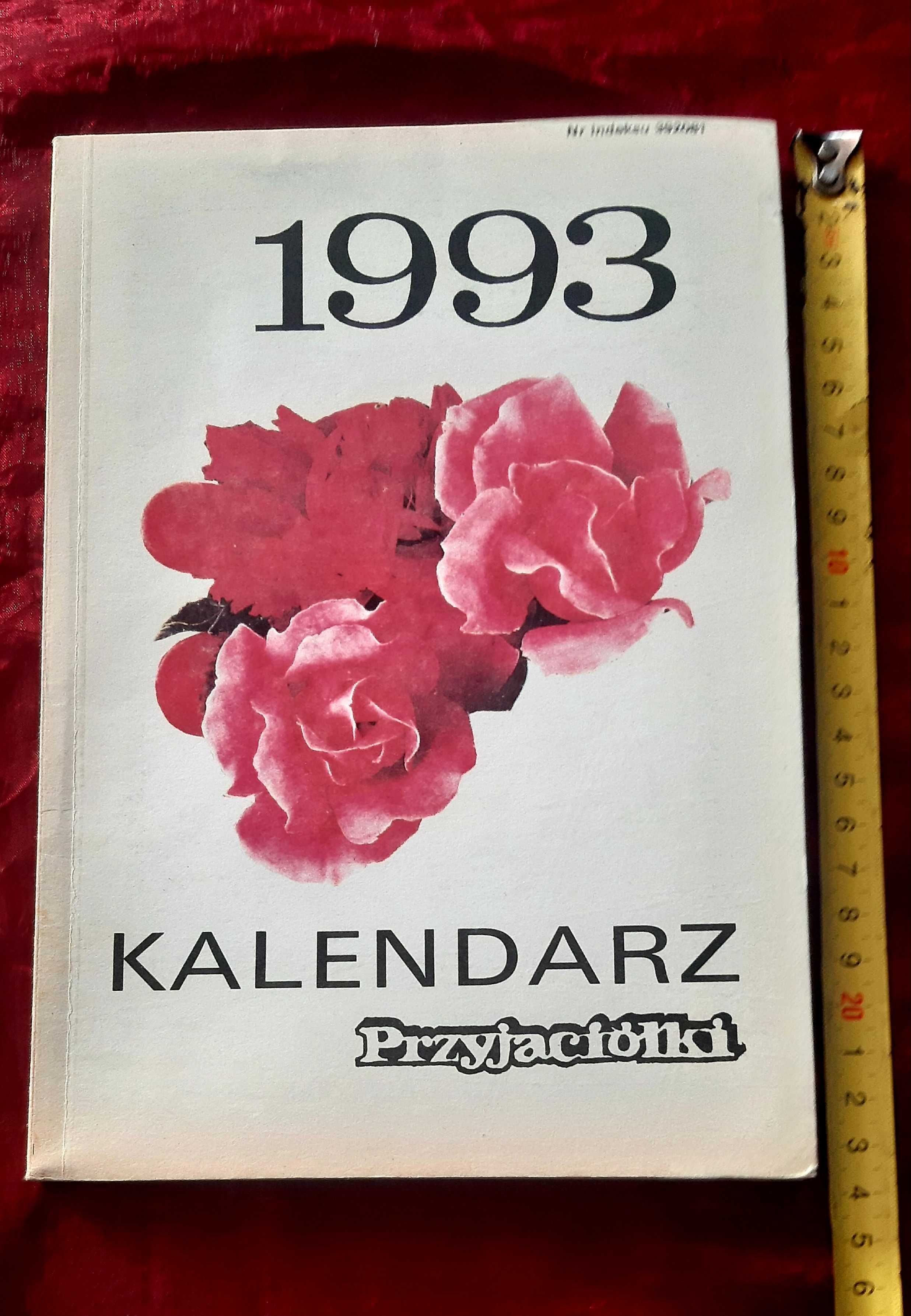 kalendarz Przyjaciółki 1993 rok