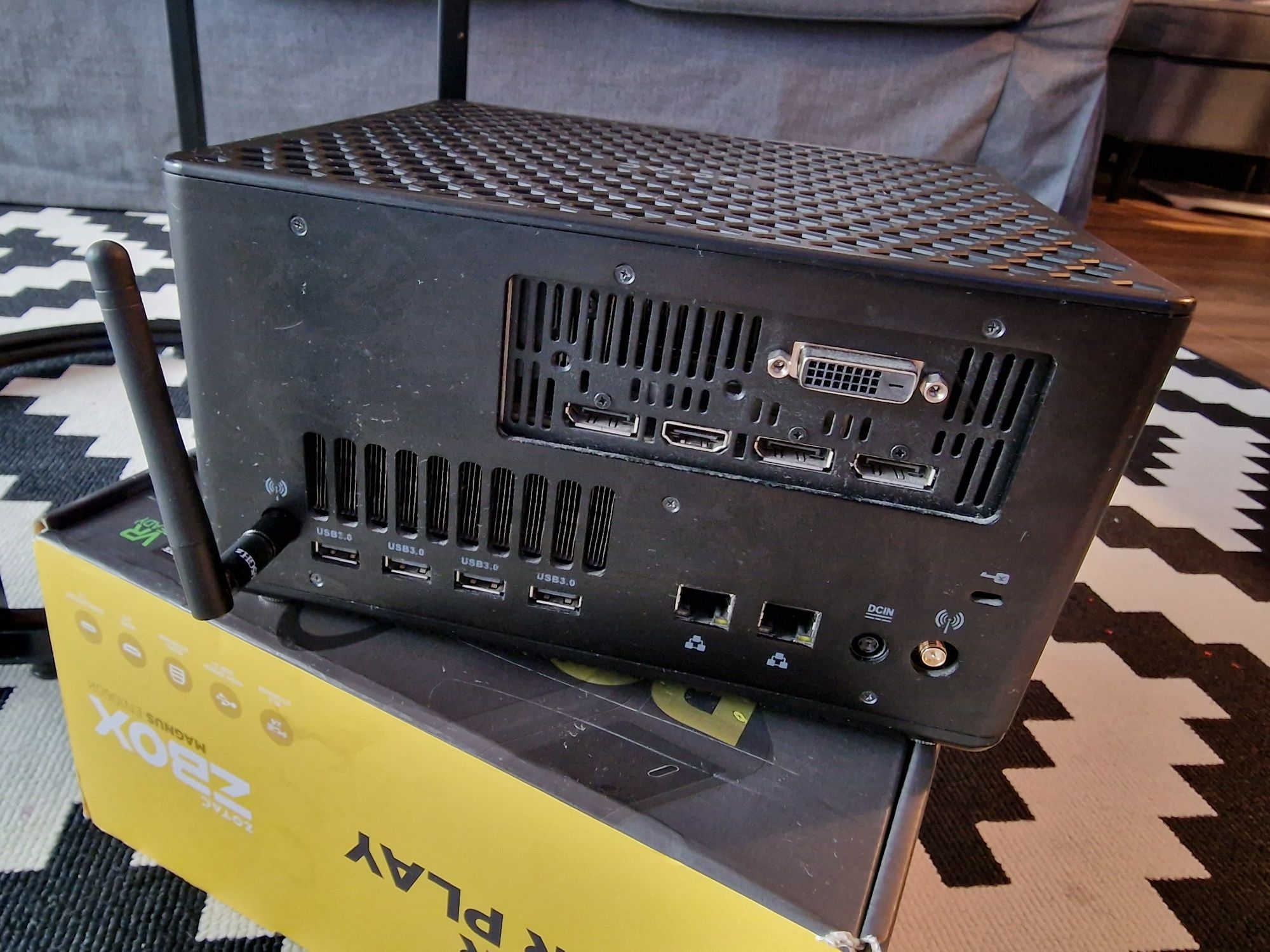 ZOTAC mini PC i5-7300HQ GTX1060 6GB SSD 16GB RAM W10 komputer do gier