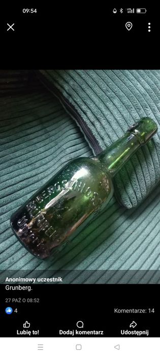 Stara butelka Grunberg