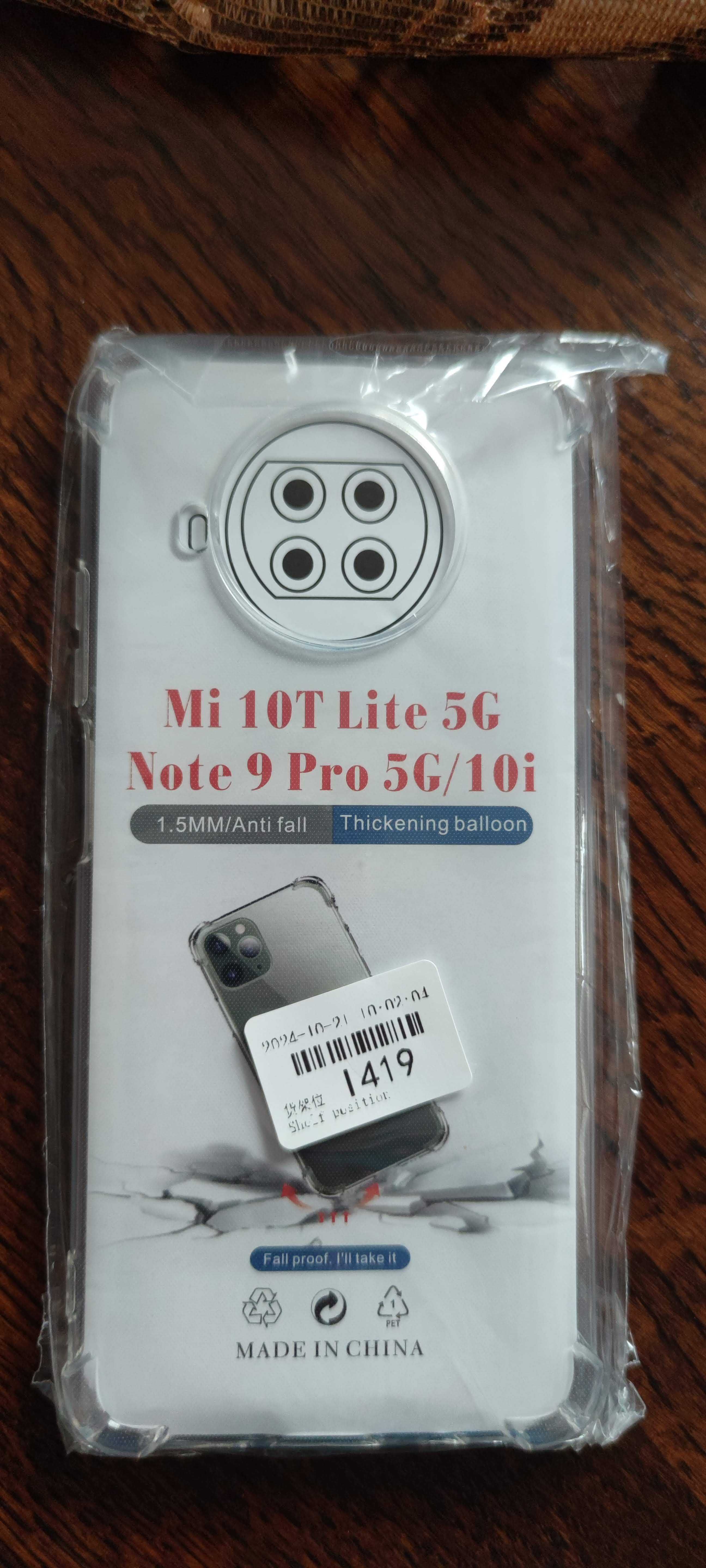 Etui silikonowe na Note 9 Pro 5G/10i