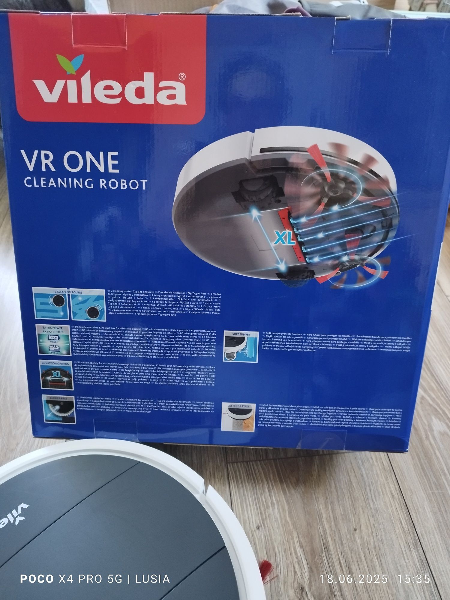 Robot Vileda extra pawer bateria