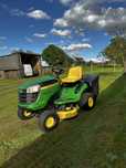 John Deere X146R-traktorek kosiarka-V2-18km-idealny stan-110mth