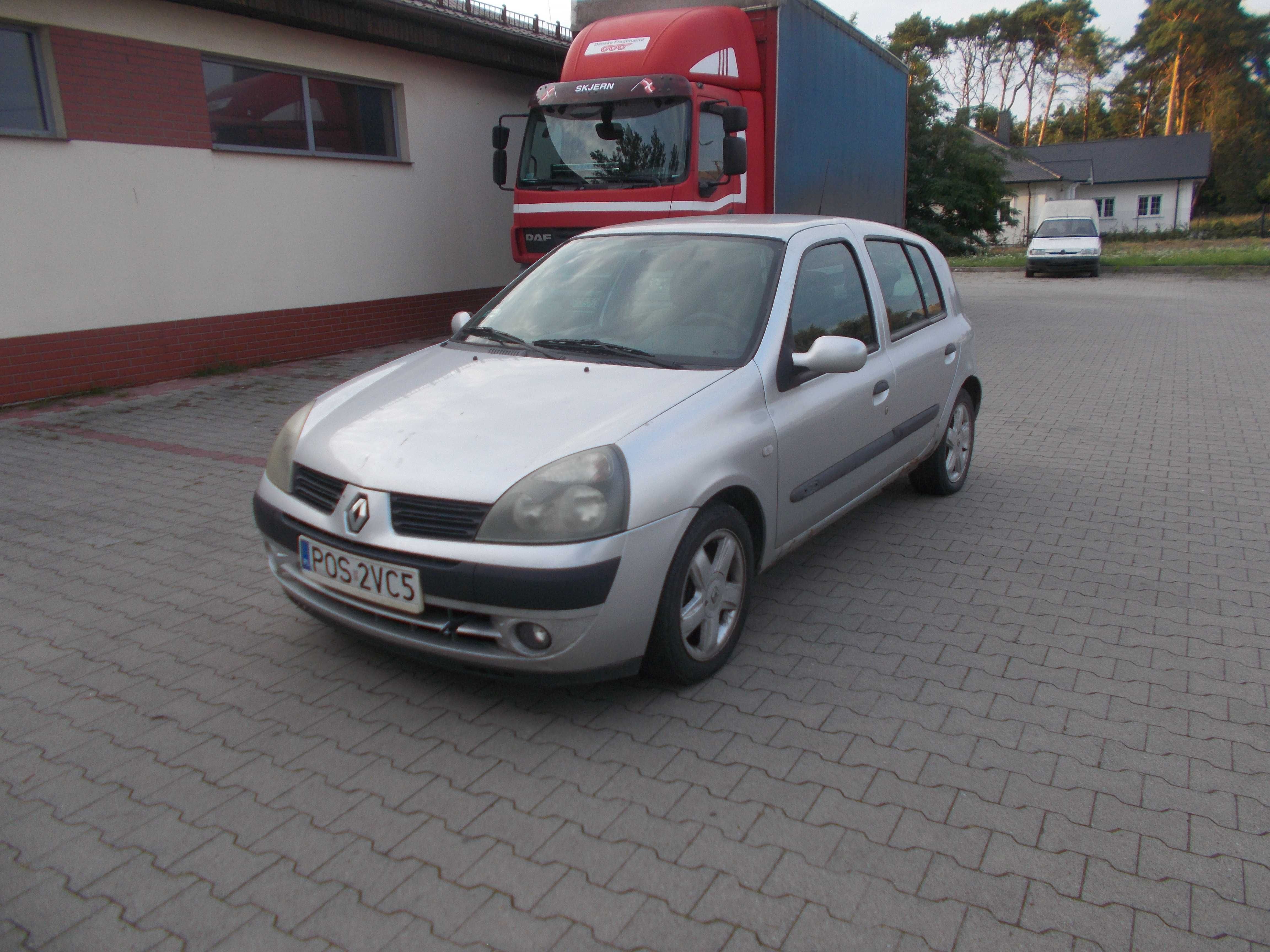 Renault Clio II lift 2001 - 2008 na części kolor TED69 SREBRNY