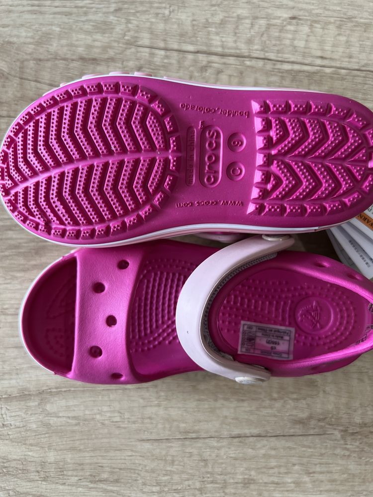 Крокс Сандалі дитячі Crocs Crocband Sandal 24-34 розміри
