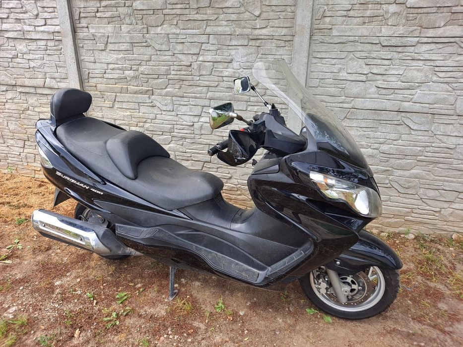 Suzuki burgman 400 k8 czasza kierownica fotel licznik Zawieszenie