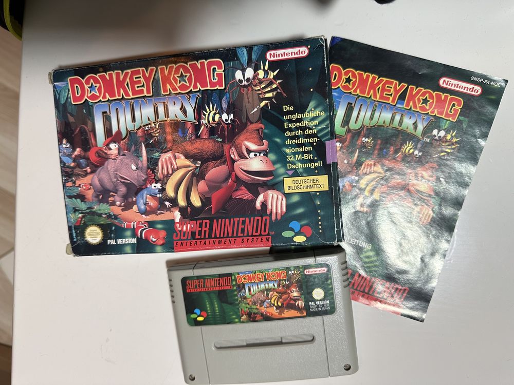 Donkey king country super nintendo SNES