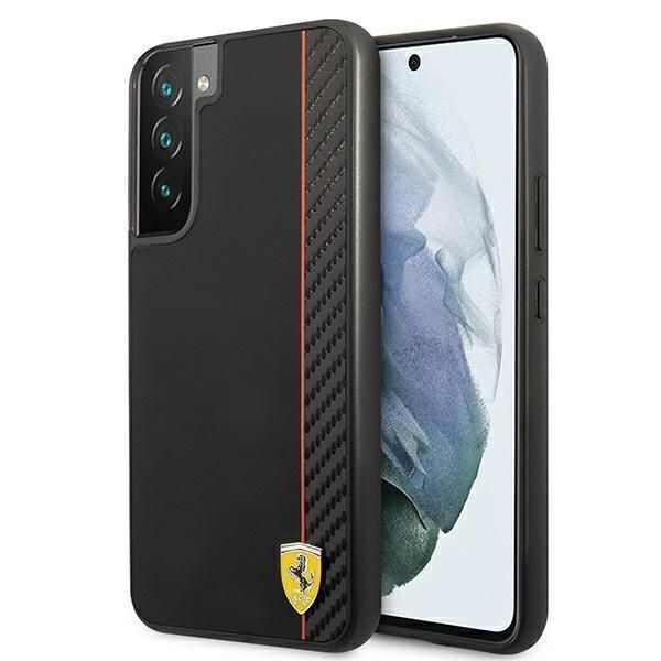 Etui Ferrari S22+ S906 Czarny Na Tył dla Samsung Galaxy S22+