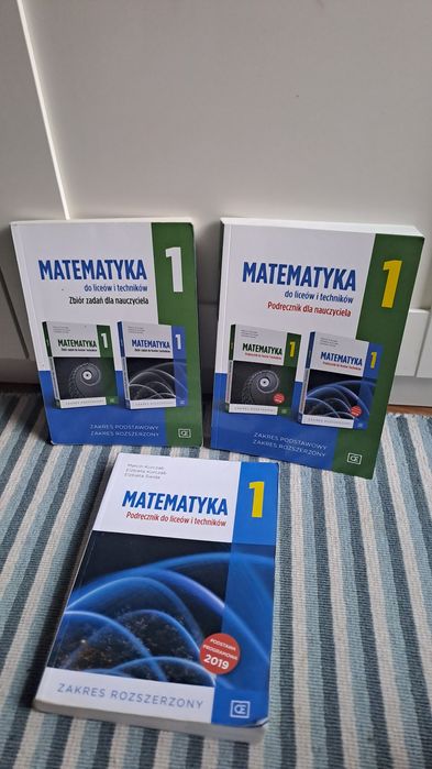 Matematyka zbiór zadań i podrecznik zakres rozszerzony klasa 1