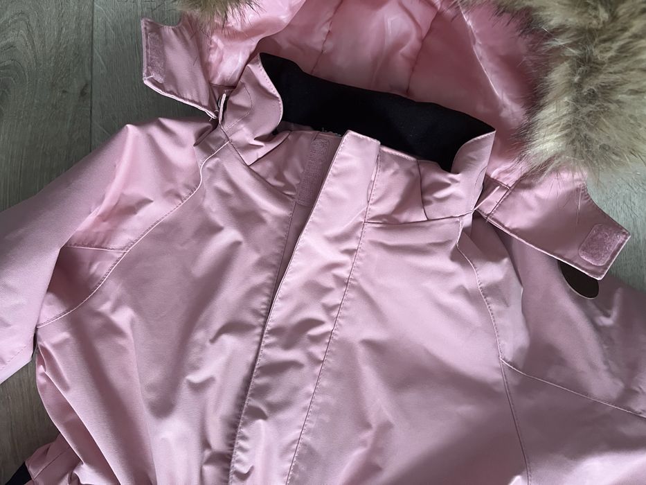 Kombinezon kaxs 92 kappahl różowy czarny dziewczynka na zimę