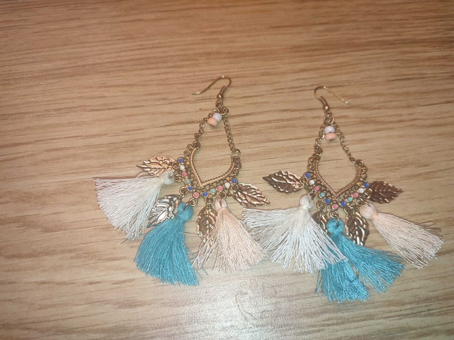 Kolczyki kolorowe Nowe