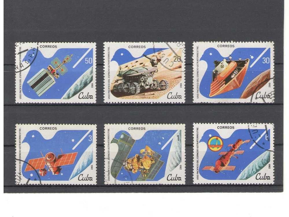 Поштові марки. Почтовые марки(Космос,космическая техника).Комплект 6шт