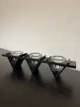 Suporte preto para velas