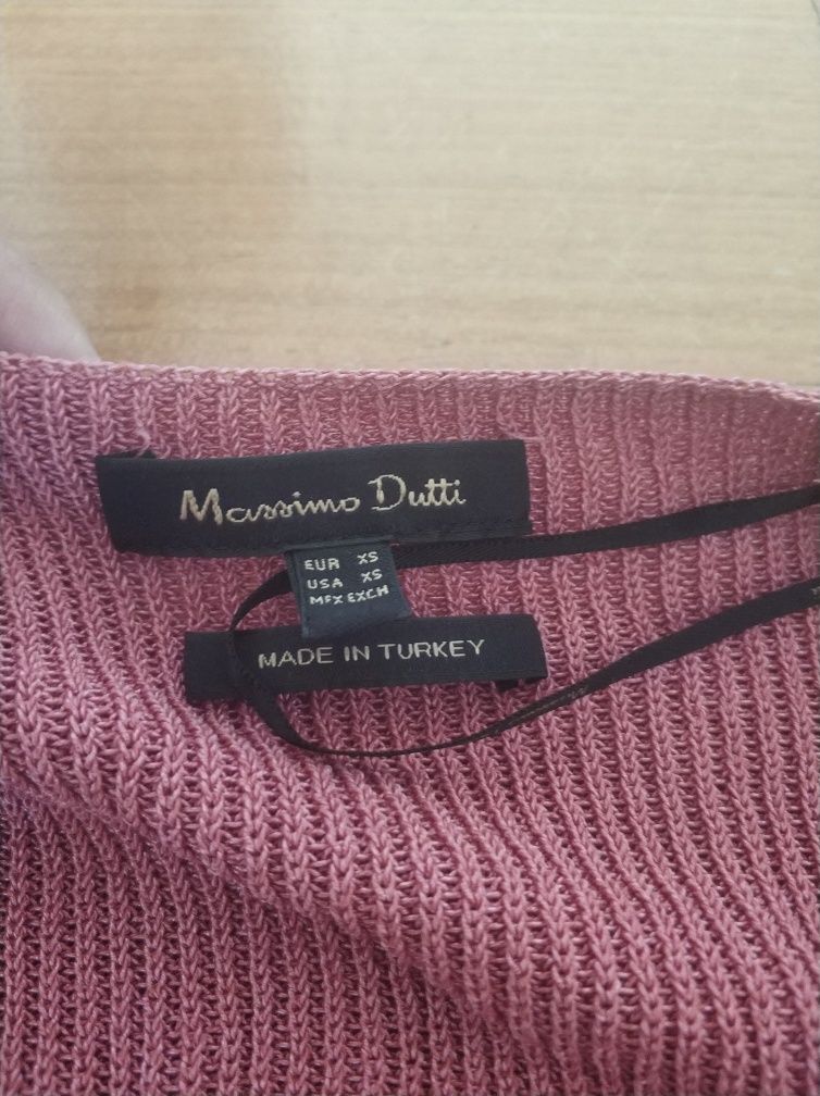 Malha rosa Massimo Dutti