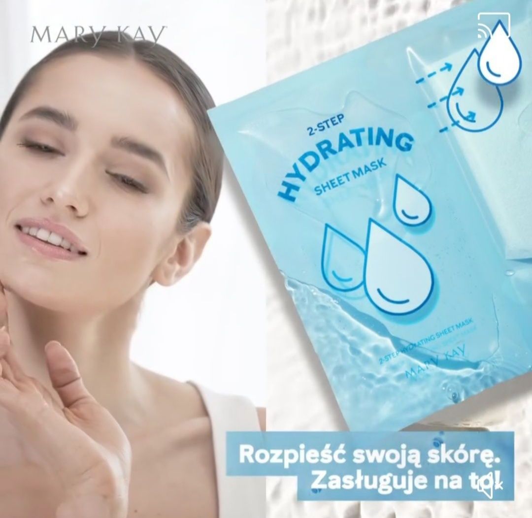 Dwuetapowa maska ​​​​nawilżająca w płachcie Mary Kay 8 sztuk