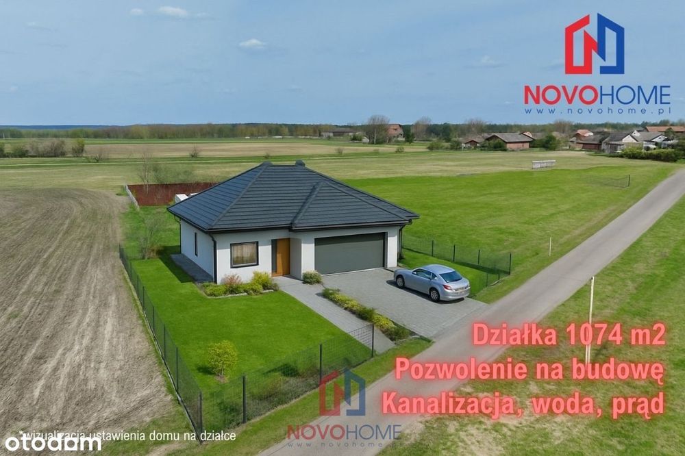 Działka Gołąbek projekt domu pozwolenie na budowę