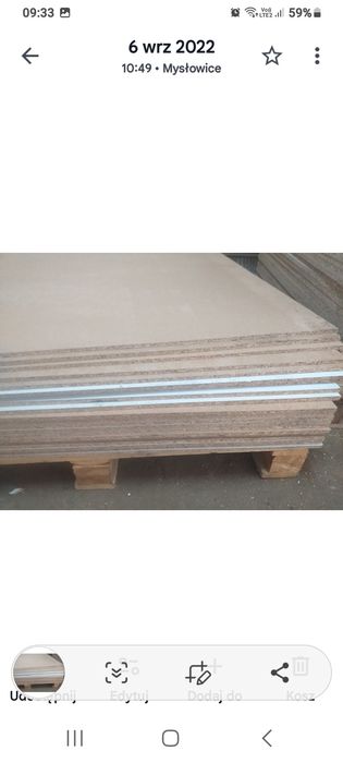 Sprzedam plyty wiórowe