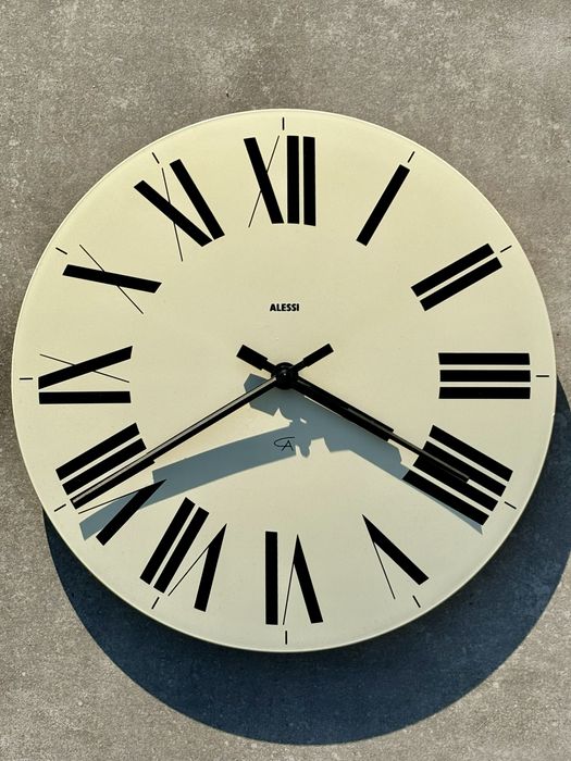 Zegar ścienny Alessi Firenze ikona designu Achille Giacomo Vintage