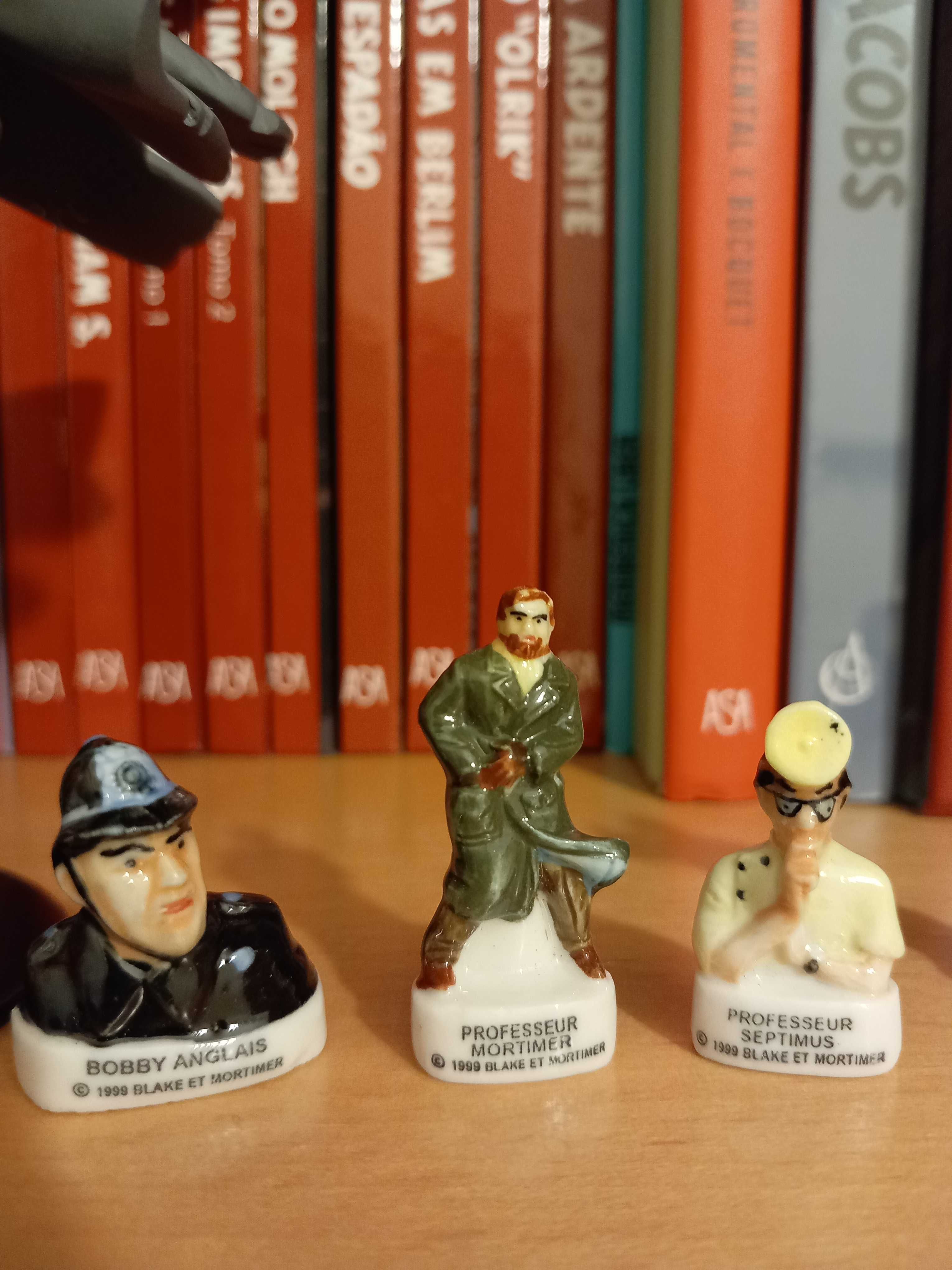 Coleção completa de 12 figuras Blake e Mortimer