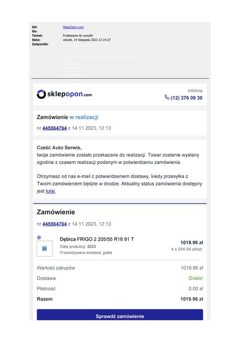 opony zimowe Dębica FRIGO 2 205/55 R16 91 T 2023 r.  rezerwacja