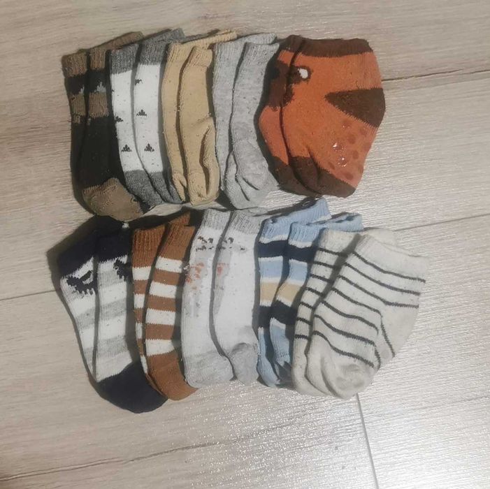 Kurtka koszulowa przejściowa ocieplana miś 74 +10 par skarpet gratis