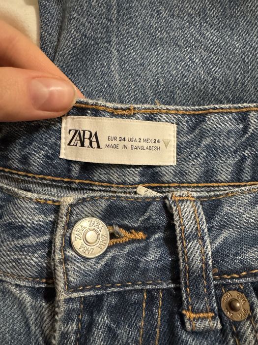 Джинси zara на високій посадці, 34 розмір