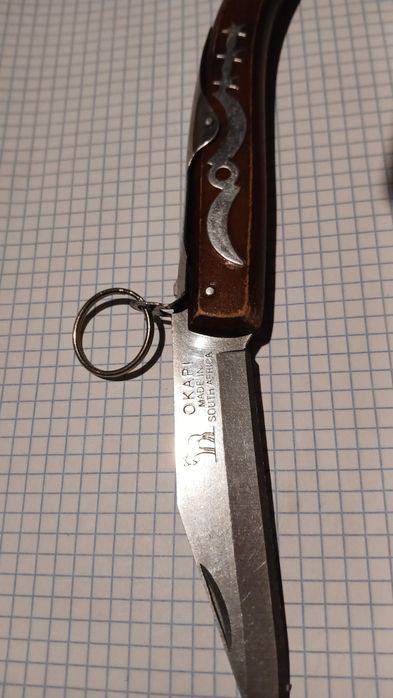 Перочинный нож натуральное дерево OKAPI