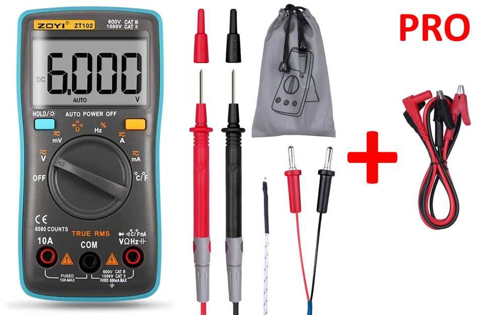 ZOYI ZT102 та ZOYI ZT102 PRO Гарантія мультиметр тестер