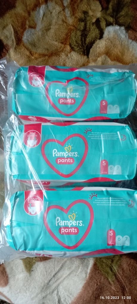 Трусики Памперси Pampers  розмір 5