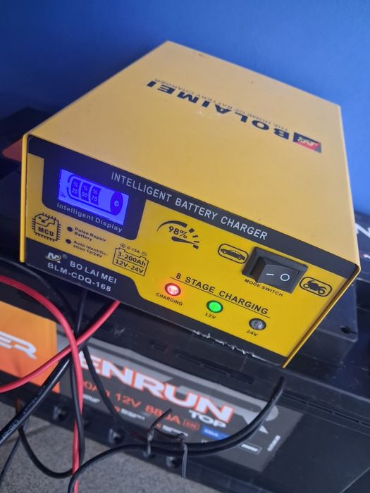 Зарядка АКБ 12/24 v, 15A,