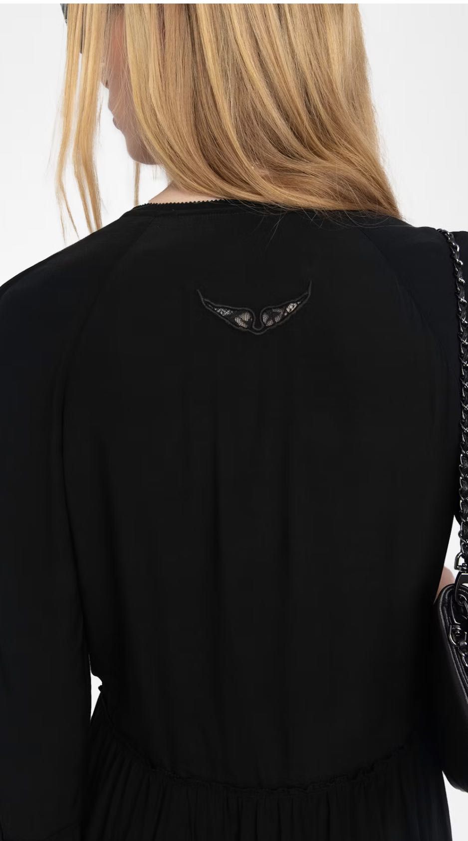 Платье черное новинка Zadig & Voltaire
