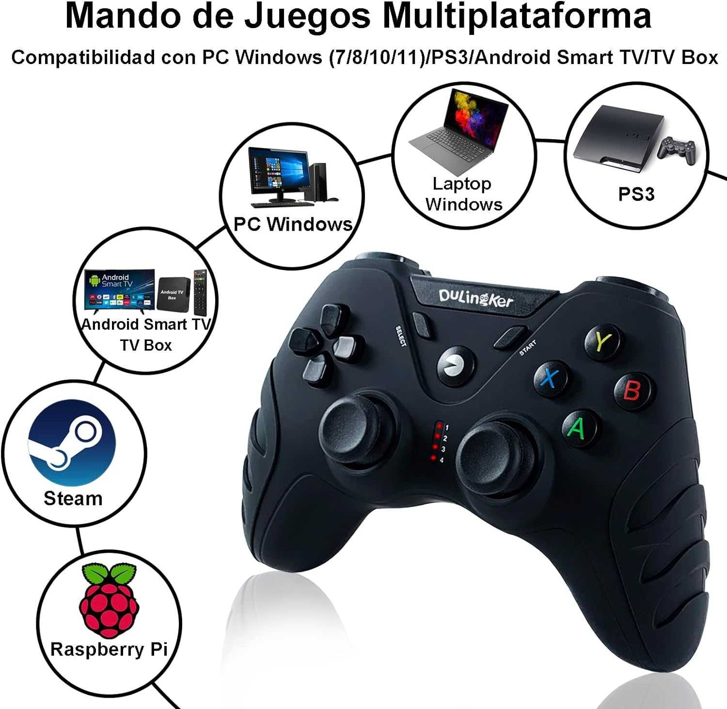 Comando para PC gamer sem cabos