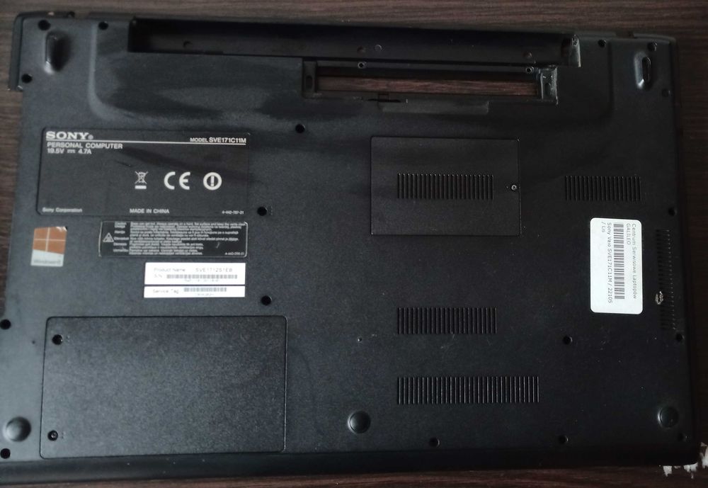 Obudowa dolna  do SONY SVE171C1M