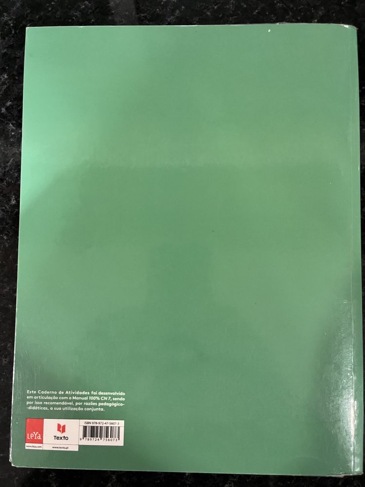 Manual de Ciências Naturais, 7 Ano + caderno atividades