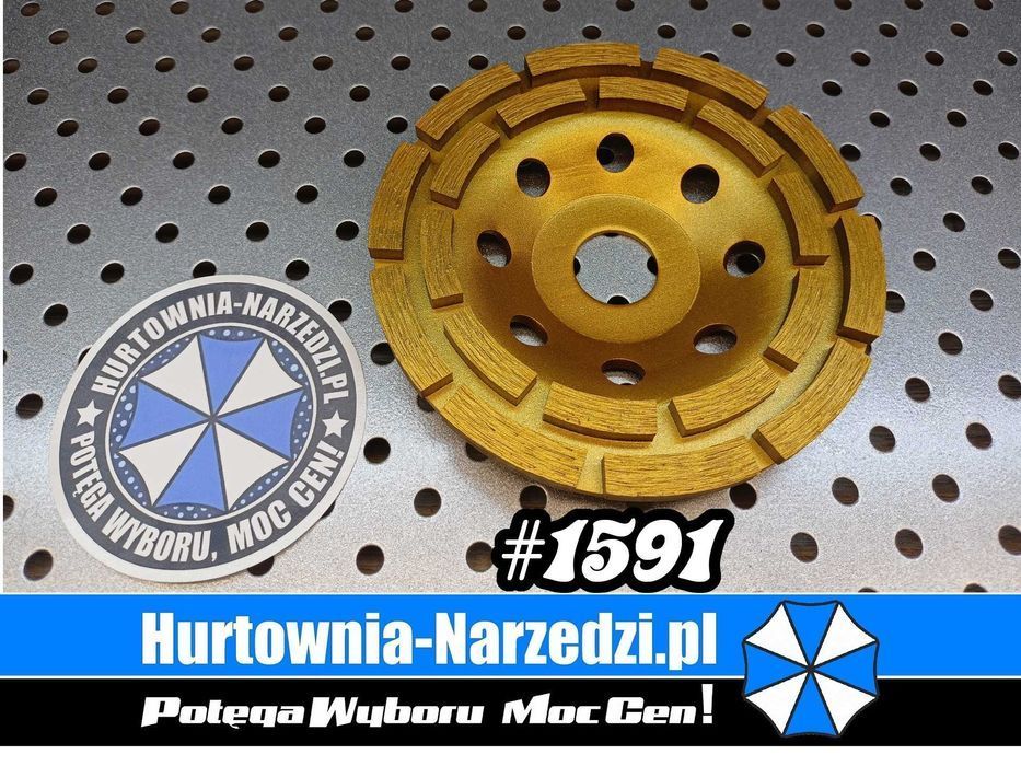 Diamentowa tarcza garnkowa do szlifowania betonu 125mm segmentowa 1031