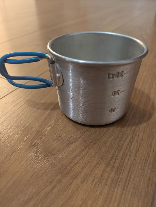 Kubek aluminiowy turystyczny kempingowy