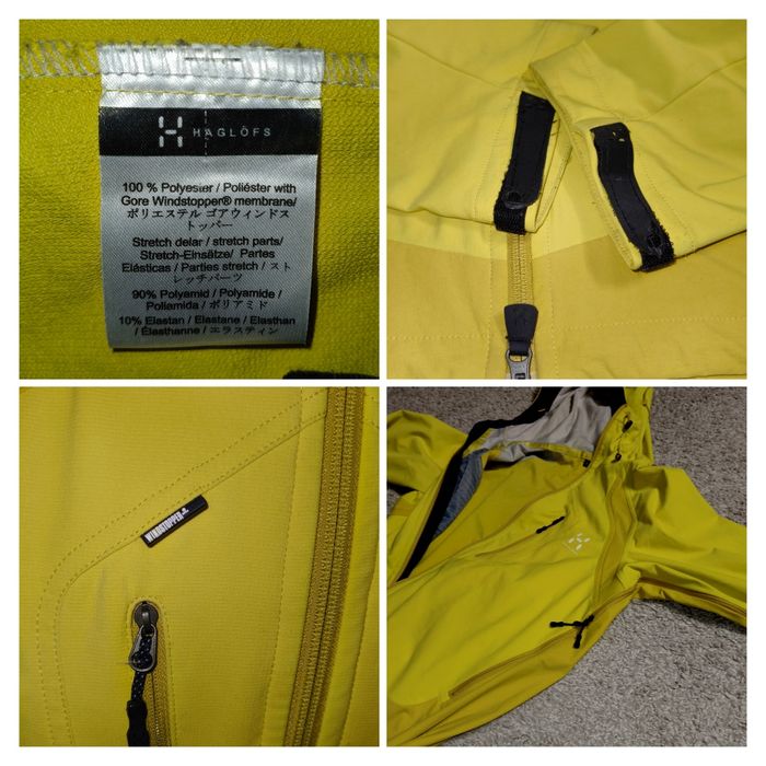 Kurtka Haglofs Windstopper trekking funkcyjna outdoor turystyczna