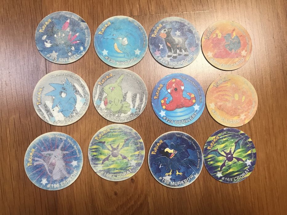 Pokemon Tazos diverso